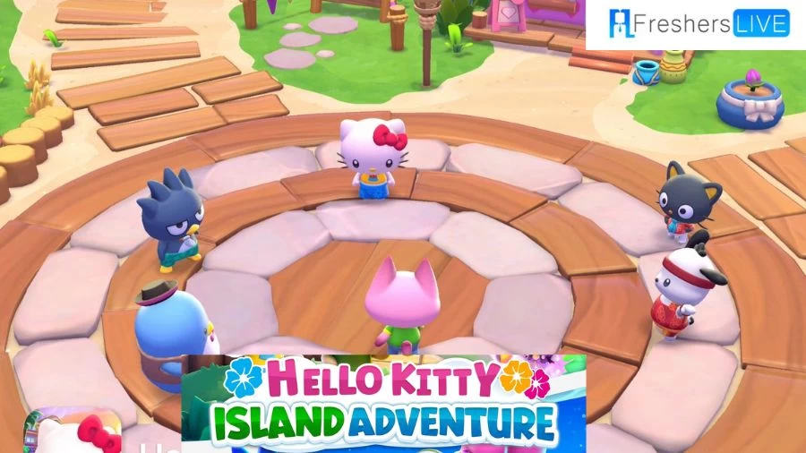 Hello Kitty Adventure Island Fishing Inside Hothead Mountain and Get a Volcanic Guitar