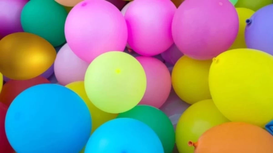 Optical Illusion Find and Seek: Use your eagle eyes to find the Egg among the Balloons